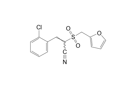 o-chloro-alpha-(furfurylsulfonyl)cinnamonitrile