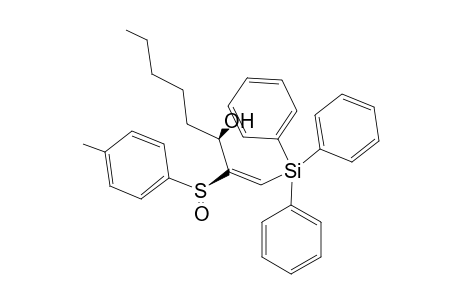 (Ss,R)-(E)-2-(p-Tolylsulfinyl)-1-(triphenylsilyl)-1-octen-3-ol