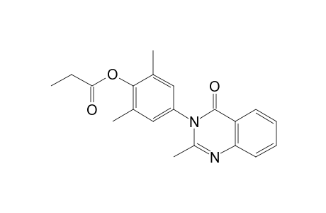 3-(4-hydroxy-3,5-xylyl)-2-methyl-4(3H)-quinazolinone, propinate(ester)