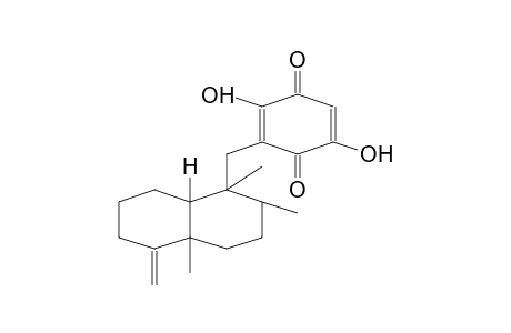 2,5-CYCLOHEXADIENE-1,4-DIONE, 3-[(DECAHYDRO-1,2,4A-TRIMETHYL-5-METHYLENE-1-NAPHTALENYL)METHYL]-2,5-DIHYDROXY-