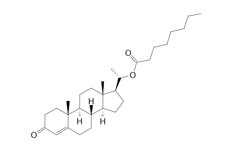 (+)-(20-S)-20-O-CAPRYLOYLPREGN-4-EN-3-ONE