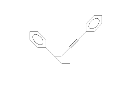 [3,3-dimethyl-2-(2-phenylethynyl)-1-cyclopropenyl]benzene