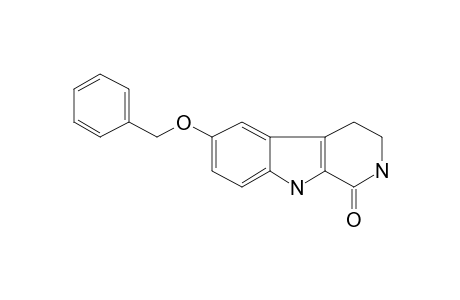 Pyridino[3,4-b]indol-1(2H)-one, 3,4-dihydro-6-benzyloxy-