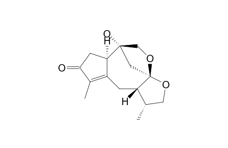 10-ALPHA-HYDROXY-(1-ALPHA-H,7-BETA-H,11-BETA-H)-GUAI-8(12),8(14)-DIEPOXY-4-EN-3-ONE