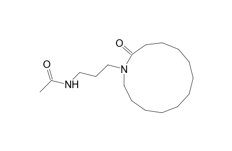 Acetamide, N-[3-(2-oxoazacyclotridec-1-yl)propyl]-