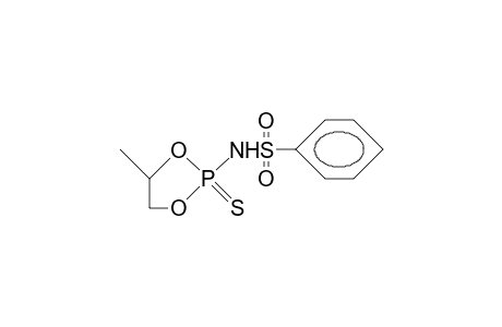 2-Phenylsulphonylamido-2-thiono-4-methyl-1,3,2-dioxaphospholane