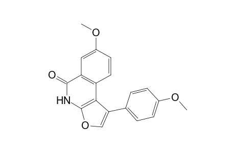 7-methoxy-1-(p-methoxyphenyl)furo[2,3-c[isoquinolin-5(4H)-one