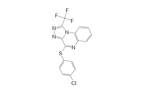 4-[(p-CHLOROPHENYL)THIO]-1-(TRIFLUOROMETHYL)-s-TRIAZOLO[4,3-a]QUINOXALINE