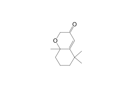 2H-1-Benzopyran-3(5H)-one, 6,7,8,8a-tetrahydro-5,5,8a-trimethyl-