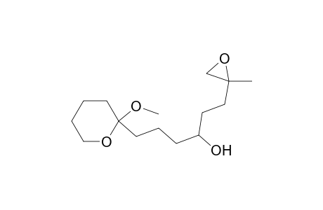 2H-Pyran-2-butanol, tetrahydro-2-methoxy-.alpha.-[2-(2-methyloxiranyl)ethyl]-