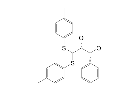 erythro(2R,3R)-3-phenyl-1,1-bis(p-tolylthio)propane-2,3-diol