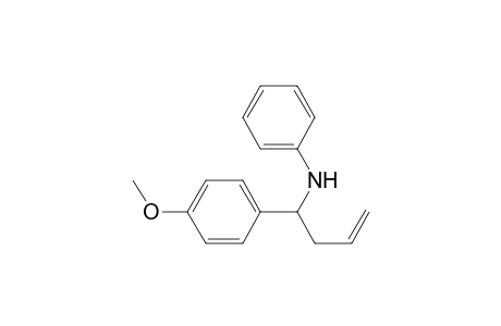 N-(1-(4-methoxyphenyl)but-3-enyl)aniline