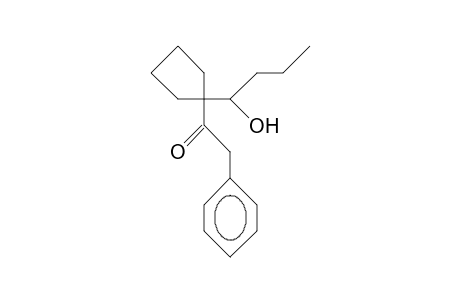 1-[1-(1-Hydroxy-butyl)-cyclopentyl]-2-phenyl-ethanone