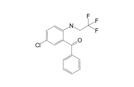 [5-Chloranyl-2-[2,2,2-tris(fluoranyl)ethylamino]phenyl]-phenyl-methanone