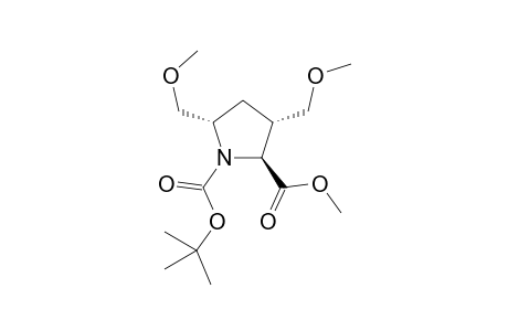 Methyl (2R*,3R*,5R*)-1-(tert-Butoxycarbonyl)-3,5-bis(methyloxymethyl)pyrrolidine-2-carboxylate