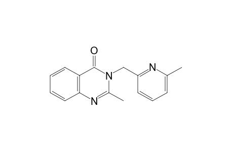 2-methyl-3-[(6-methyl-2-pyridyl)methyl]-4(3H)-quinazolinone