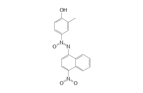 diazene, 1-(4-hydroxy-3-methylphenyl)-2-(4-nitro-1-naphthyl)- 1-oxide