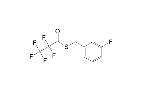 3-Fluorobenzyl mercaptan, S-pentafluoropropionyl-