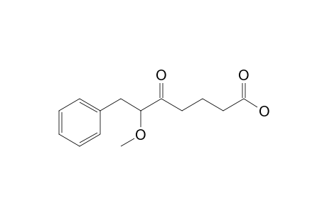 6-Methoxy-5-oxo-7-phenylheptanoic acid