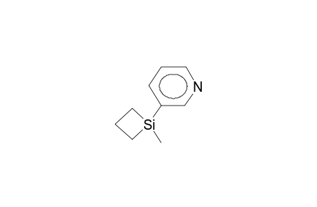 1-METHYL-1-(BETA-PYRIDYL)-1-SILACYCLOBUTANE