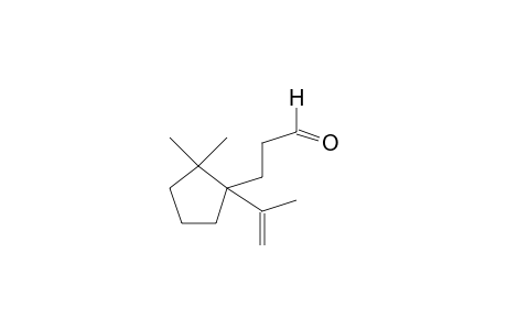 Cyclopentanepropanal, 2,2-dimethyl-1-(1-methylethenyl)-