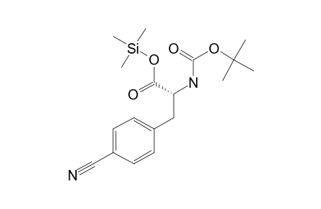 boc-4-Cyano-D-phenylalanine, tms