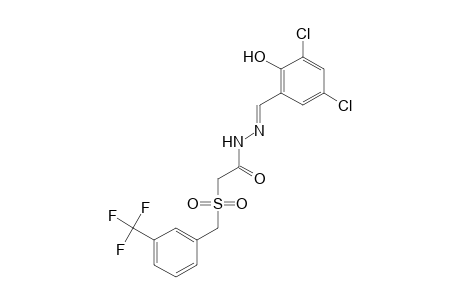 {[m-(trifluoromethyl)benzyl]sulfonyl}acetic acid, (3,5-dichlorosalicylidene)hydrazide