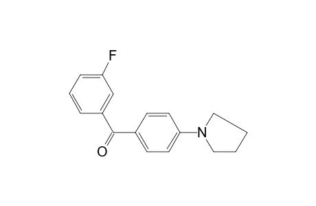 Methanone, (3-fluorophenyl)[4-(1-pyrrolidinyl)phenyl]-