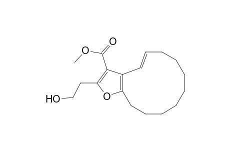 (4E)-2-(2-hydroxyethyl)-6,7,8,9,10,11,12,13-octahydrocyclododeca[b]furan-3-carboxylic acid methyl ester