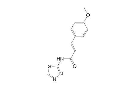 (2E)-3-(4-methoxyphenyl)-N-(1,3,4-thiadiazol-2-yl)-2-propenamide