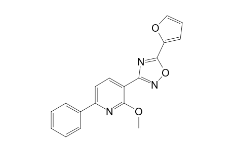 3-[5-(2-furyl)-1,2,4-oxadiazol-3-yl]-2-methoxy-6-phenylpyridine