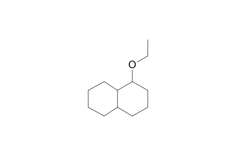 Naphthalene, 1-ethoxydecahydro-, trans-