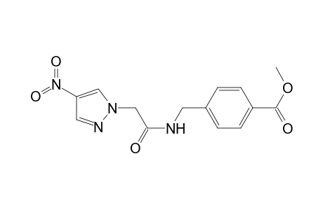 Benzoic acid, 4-[[[2-(4-nitro-1H-pyrazol-1-yl)acetyl]amino]methyl]-, methyl ester