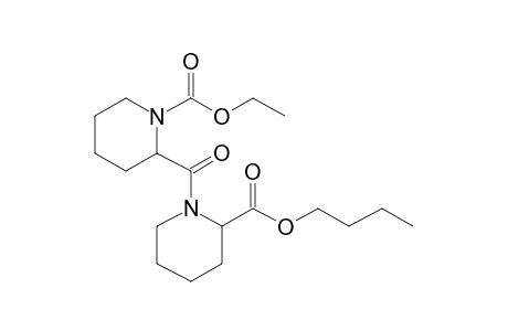 Pipecolylpipecolic acid, N-ethoxycarbonyl-, butyl ester