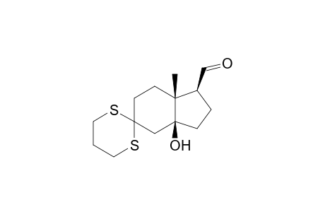 (1 R / S)-1-Formyl-3a-hydroxy-7a-methyl-5-spiro[2'-(1'',3'-dithiacyclohexano)]bicyclo[4.3.0]nonane