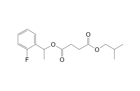 Succinic acid, 1-(2-fluorophenyl)ethyl isobutyl ester