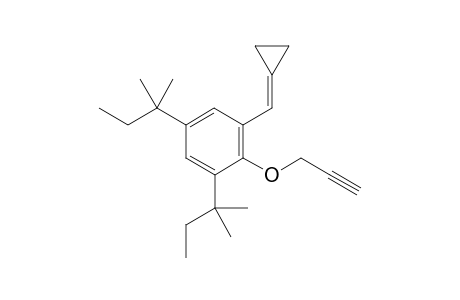 1-(cyclopropylidenemethyl)-3,5-bis(1,1-dimethylpropyl)-2-prop-2-ynoxy-benzene