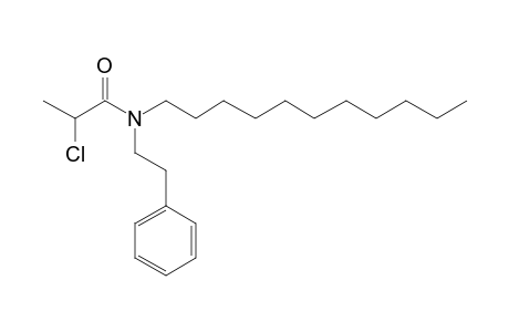 2-Chloropropanoyl amide, N-(2-phenylethyl)-N-undecyl-