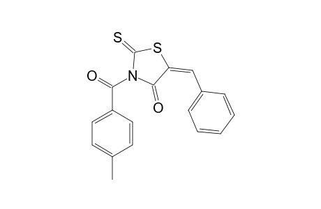 5-Benzylidene-3-(p-toluoyl)rhodanine