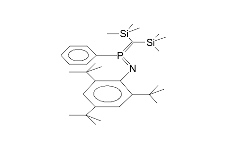 N-(2,4,6-TRI-TERT-BUTYLPHENYL)IMINO-C,C-BIS(TRIMETHYLSILYL)METHYLENE-P-PHENYL-SIGMA3,LAMBDA5-PHOSPHORANE