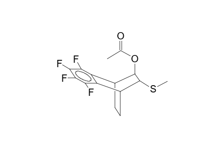 5-EXO-METHYLTHIO-6-ENDO-ACETOXY-2,3-TETRAFLUOROBENZOBICYCLO[2.2.2]OCTENE