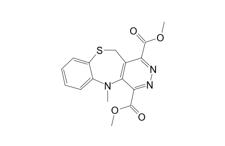 Dimethyl 5,11-Dihydro-5-methylpyridazino[4,5-c][1,5]benzothiazepine-1,4-dicarboxylate