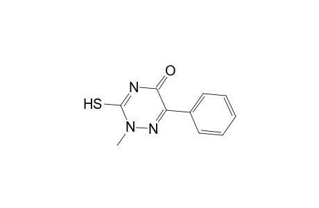 2-Methyl-6-phenyl-3-thioxo-5-oxo-2,3,4,5-tetrahydro-1,2,4-triazine