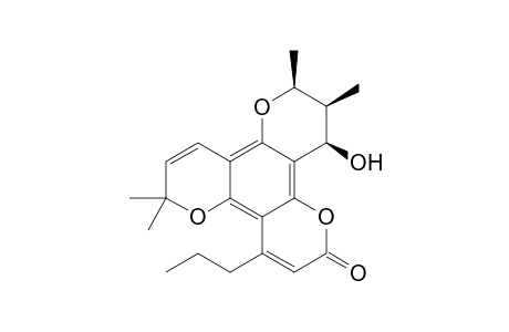 (+-)-Calanolide C