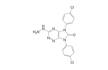 5,7-Bis(4-chlorophenyl)-3-hydrazinyl-5H-imidazo[4,5-e][1,2,4]triazin-6(7H)-one