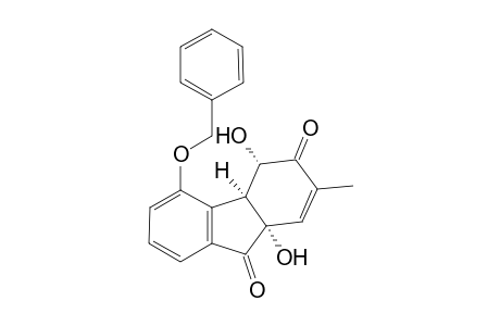 (4S,4aS,9aS)-2-methyl-4,9a-bis(oxidanyl)-5-phenylmethoxy-4,4a-dihydrofluorene-3,9-dione