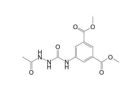 5-(3-acetamidoureido)isophthalic acid, dimethyl ester
