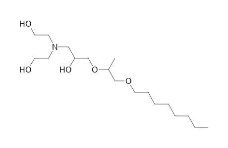 1-Bis(2-hydroxy-ethylamino)-3-(1-methyl-2-octyloxy-ethoxy)-2-propanol