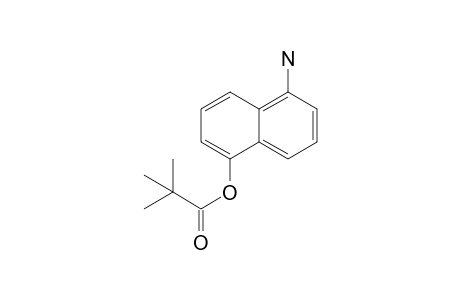 1-Amino-5-((trimethylacetyl)oxy)naphthalene