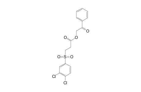 Phenacyl 3-(3,4-dichlorophenylsulfonyl)propionate